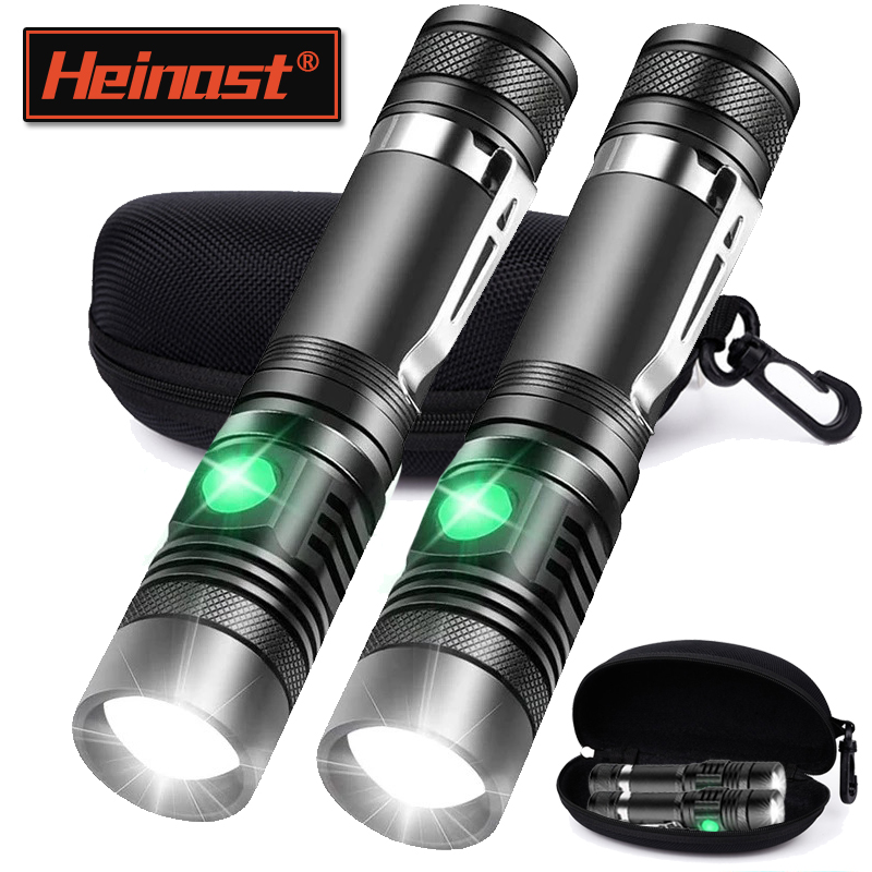 Outdoor Hunting Bike - Lampe de poche portative T6 Rechargeable,