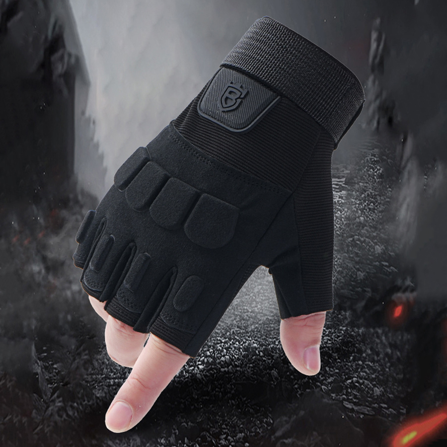 Outdoor Hunting Names - Gants d'entraînement de chasse, demi-doigt, respirants,