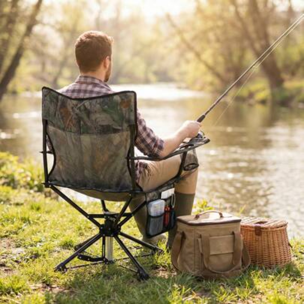 Outdoor Hunting Blinds - Chaise de chasse pivotante à 360