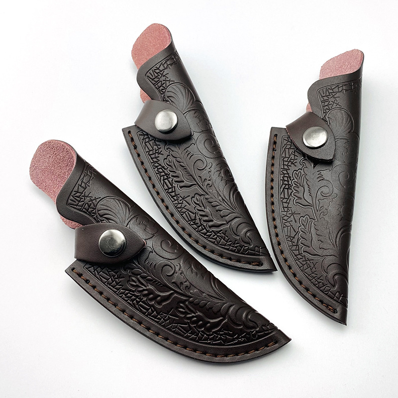 Outdoor Hunting Knife Set - Gaine de couteau en cuir de