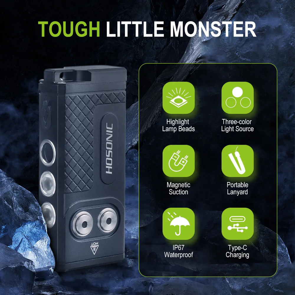 Outdoor Hunting Bike - Lampe torche LED ultra-lumineuse HOSONIC D16
