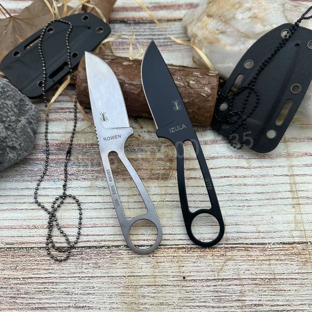 Knife Hunting Fixed Blade - IZULA couteau droit haute résistance D2