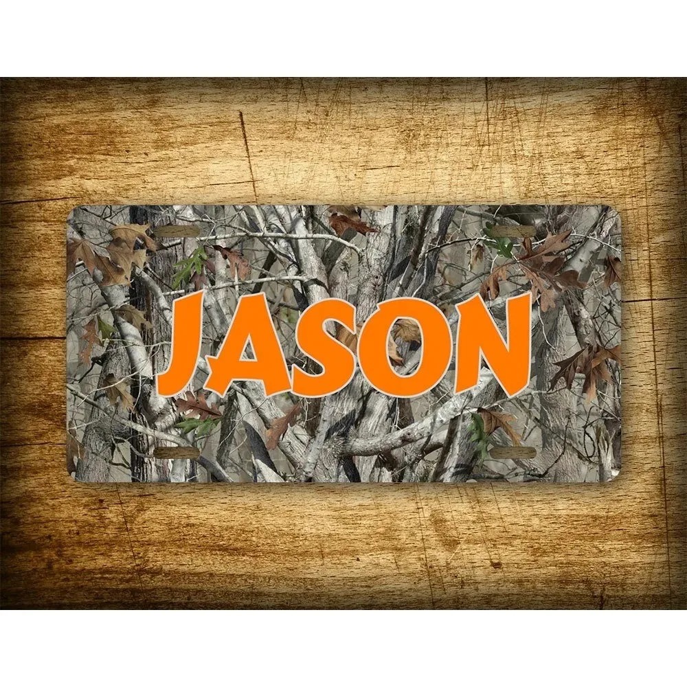 Outdoor Hunting Names - 1 pièce Plaque décorative en métal