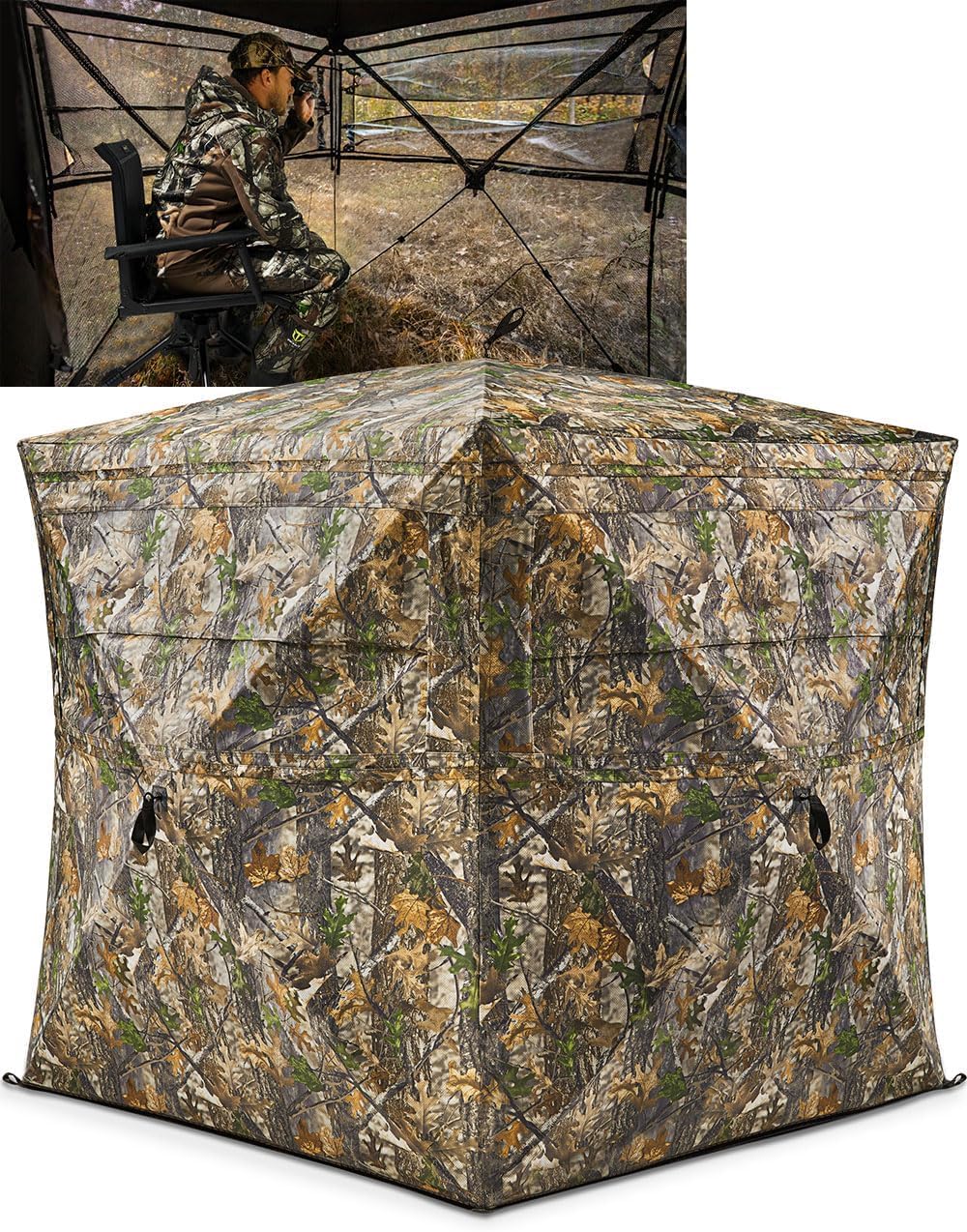 Outdoor Hunting Blinds - Tente aveugle transparente au sol, équipement