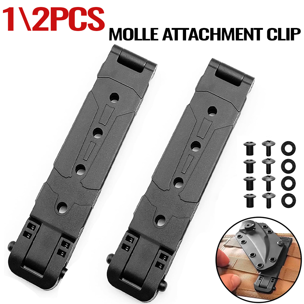 Outdoor Hunting Knife Set - Lot de 2 clips de ceinture