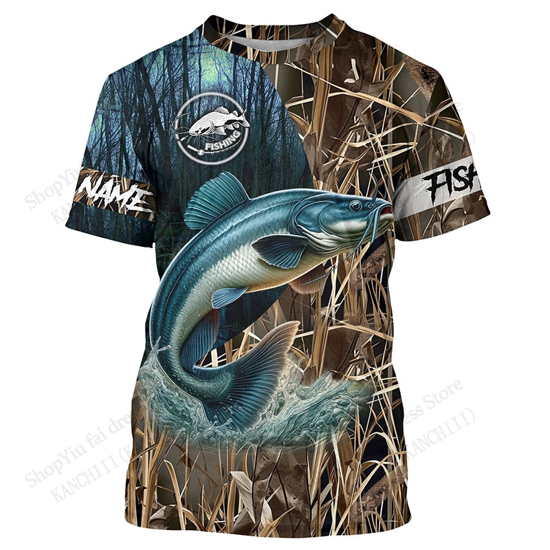 Nouveau T-shirt de pêche et de - Outdoor Hunting Names avis et prix