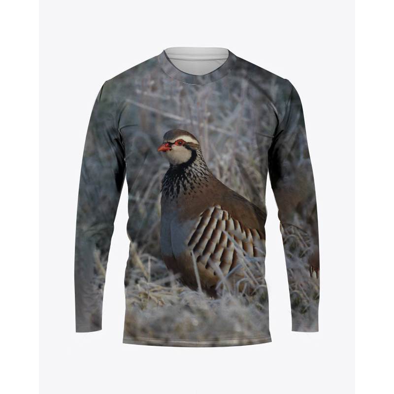CamSolomon-T-shirt à col rond  - Hunting Quail avis et prix