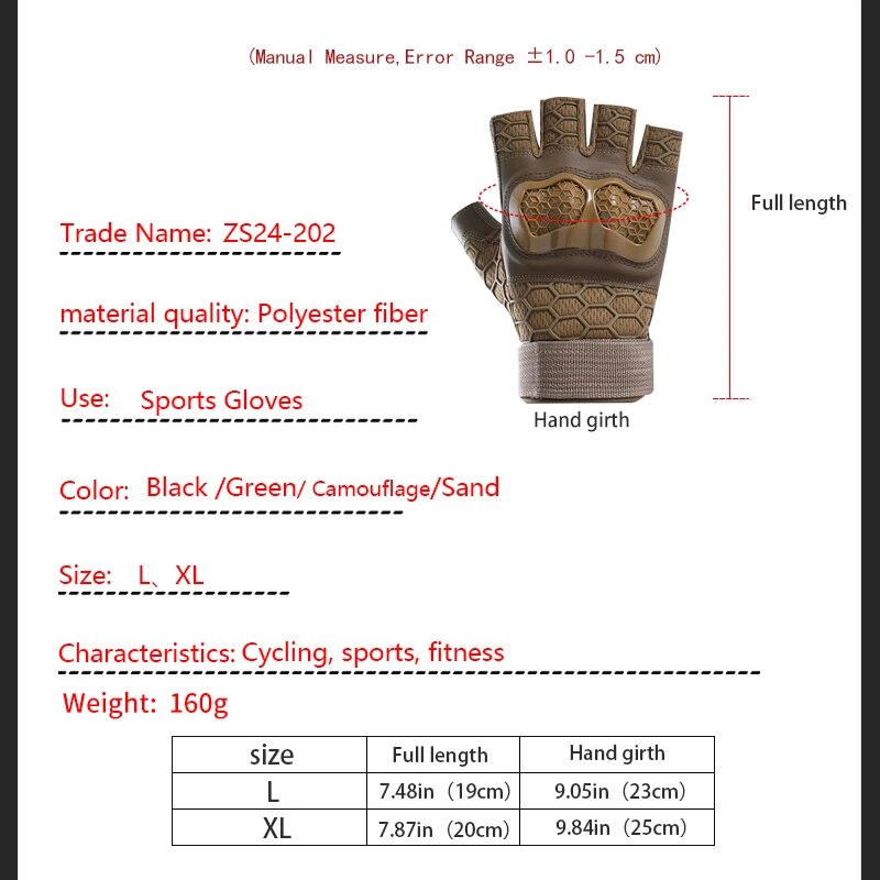 Gants de sport demi-doigt pour - Outdoor Hunting Names avis et prix