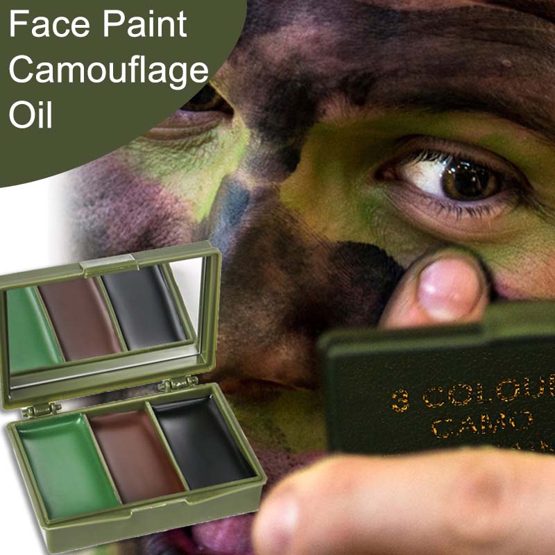 Peinture camouflage visage 3 c - Camo Face Paint avis et prix