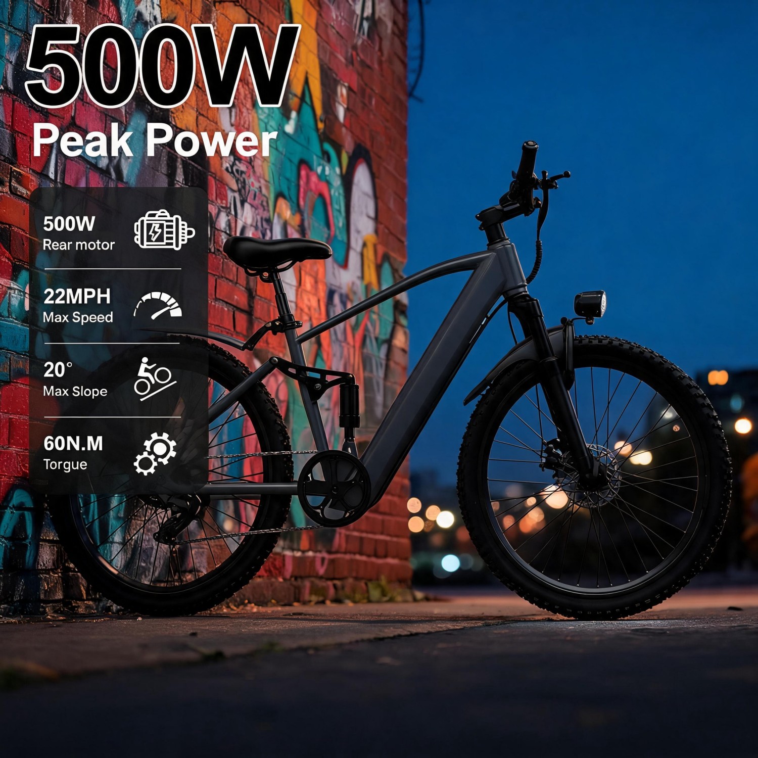 Vélo électrique tout-terrain,  - Outdoor Hunting Electric Bike avis et prix