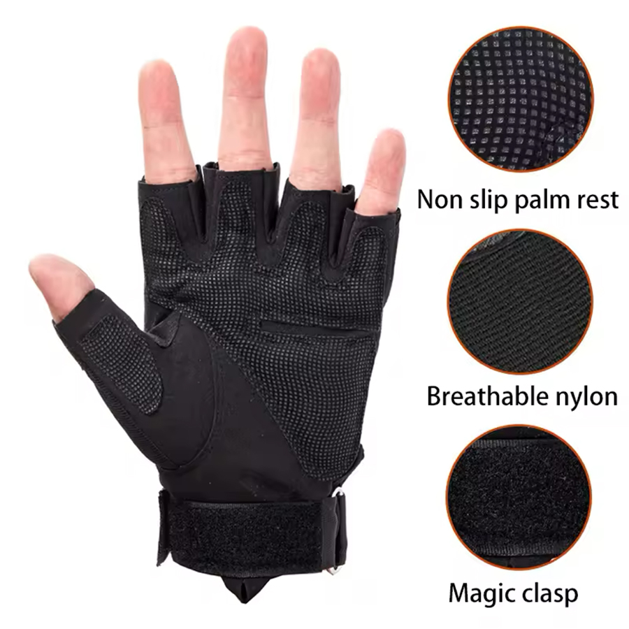 Gants tactiques demi-doigt pou - Outdoor Hunting Names avis et prix