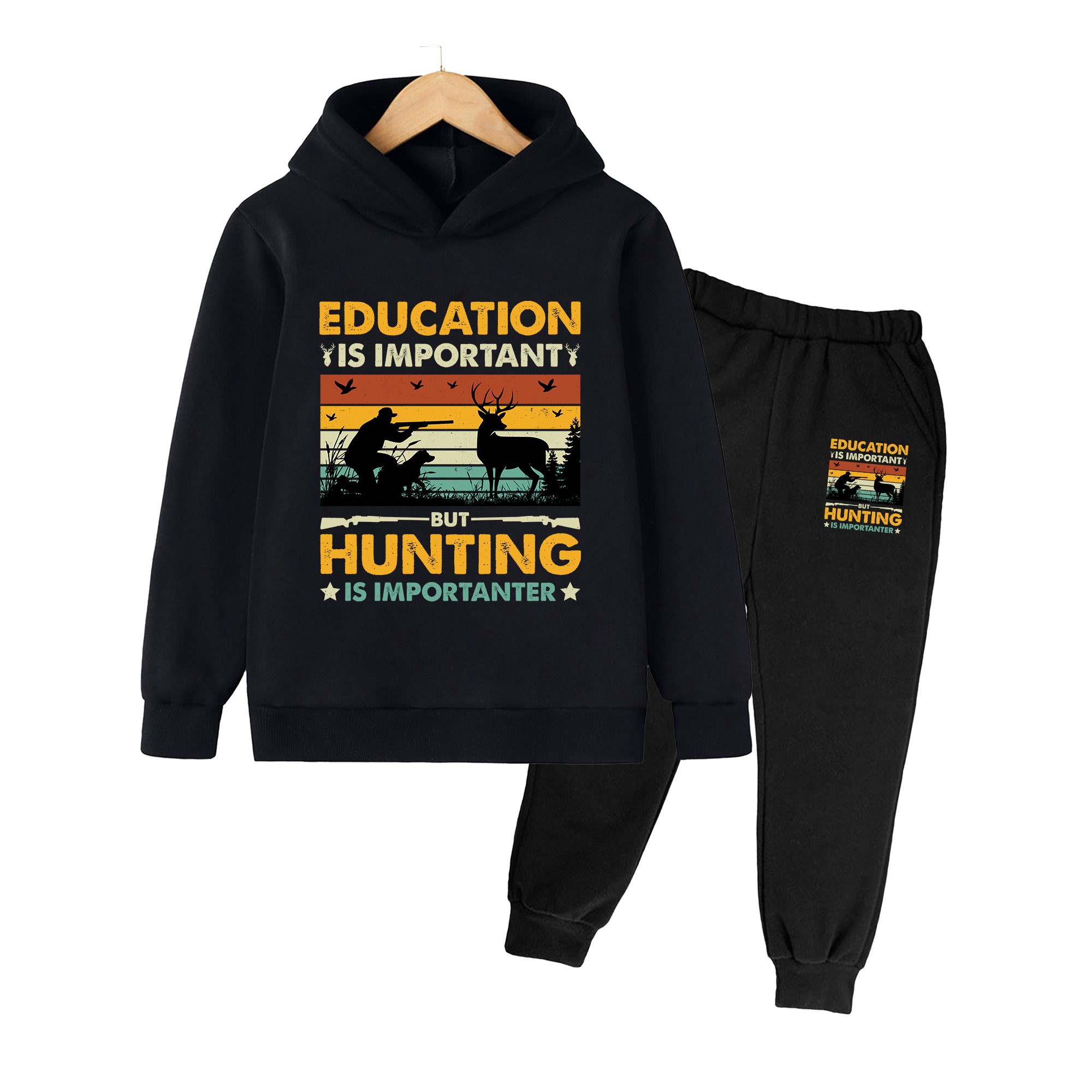 Ensemble sweat à capuche et pa - Hunting Outdoor Boys avis et prix