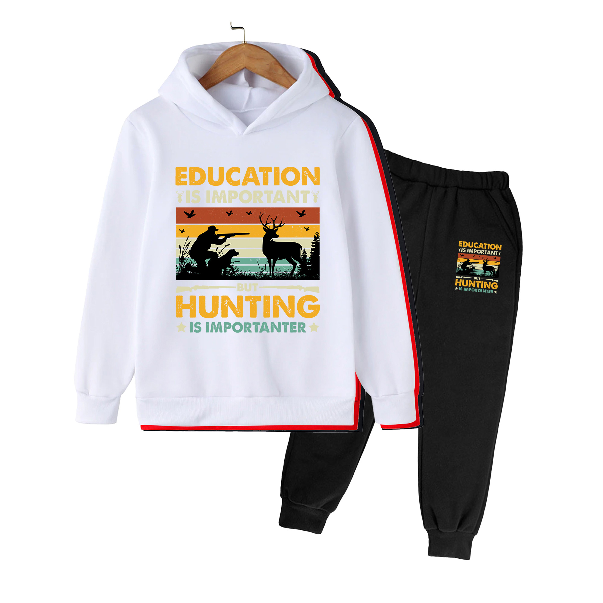 Ensemble sweat à capuche et pa - Hunting Outdoor Boys avis et prix