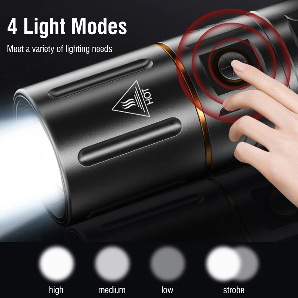 BORUiT Lampe torche LED ultra- - Hunting Fishing Outdoor avis et prix